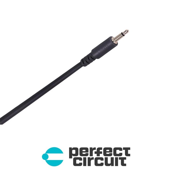 LMNTL 6" 3.5mm Eurorack Modular Synth Patch CABLE - BLACK