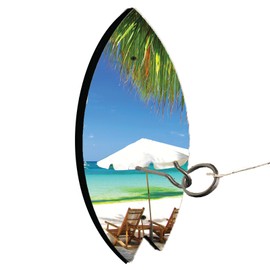 All American Tailgate Beach Chair 5  Surf Board Shaped Hook and Ring Toss Lawn Game