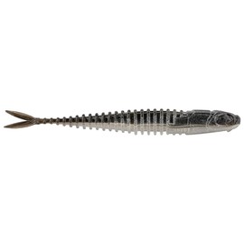 Northland Tackle Eye Candy Minnow Floating 4" Soft Plastic Fishing Lure for Walleye Fishing, 5 Baits Per Pack, Glo Fathead