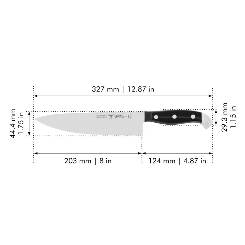 HENCKELS Statement Razor-Sharp 2-pc Chef Knife Set, German Engineered Informed