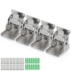 MDLUU Folding Brackets Heavy Duty, 90 Degree Self-Lock Hinges for