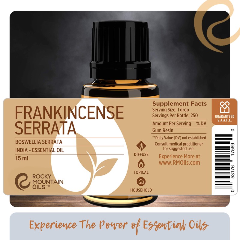 Rocky Mountain Oils - Frankincense, Serrata-15 ml | 100% Pure