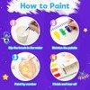 ZMLM Colouring Book with Watercolours for Toddlers, Painting with Water