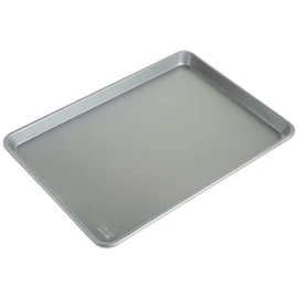 Chicago Metallic Commercial II Traditional Uncoated 16-3/4 by 12-Inch Jelly-Roll Pan, Perfect for making jelly rolls, cookies, pastries, pizza, one-pan meals, and more, Set of 2