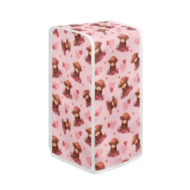 ZUXONGSY Highland Cow Can Opener Covers Home Decor Electric Can Opener Covers for Valentine's Day Small Appliance Covers Pin Can Opener Dust Cover