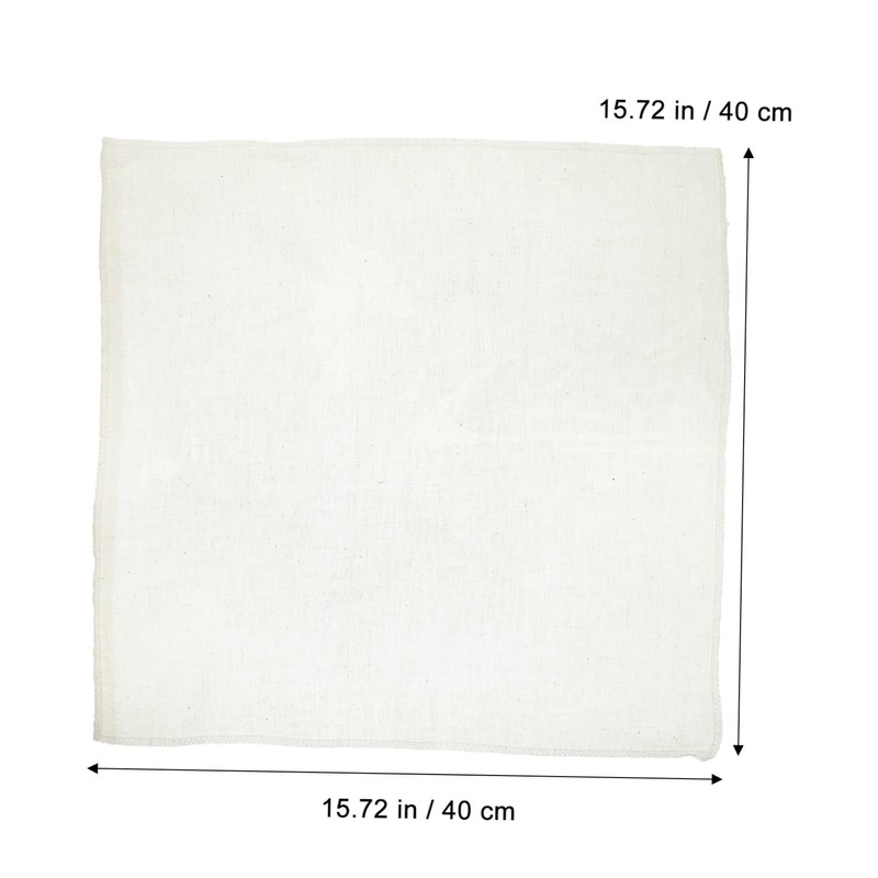 Gatuida 10pcs Reusable Unbleached Cotton Fabric Strainer Fine Cheesecloth for