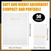 Roshtia 50 Pack Dinner Napkins Disposable Linen Feel Dinner Napkins