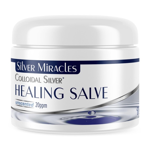 Silver Miracles Colloidal Silver Healing Salve