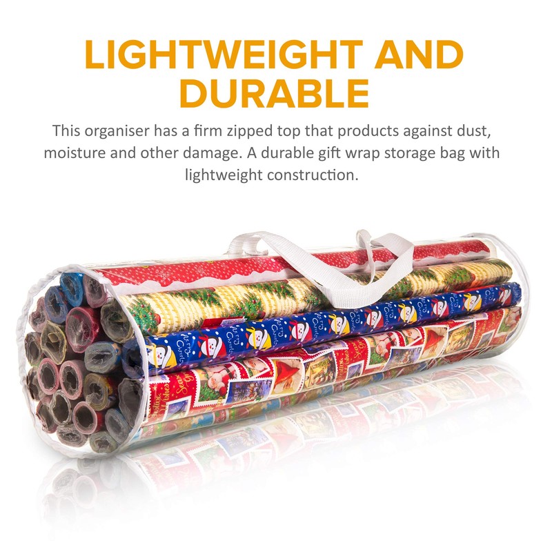 LIVIVO Cylinder Wrapping Storage Bag - Birthday Easter Christmas or