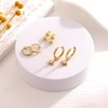 COYUN 3 Pairs of Earrings for Women Girls Hypoallergenic Small