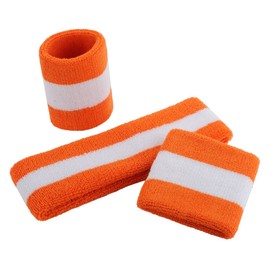 ONUPGO 6 Pieces Sweatbands Set - Headbands/Wristbands for Women Men Girls Boys for Gym Workout & Yoga, Super Comfy Sports Sweatbands, Sweat Out of Your Eyes & Wrists