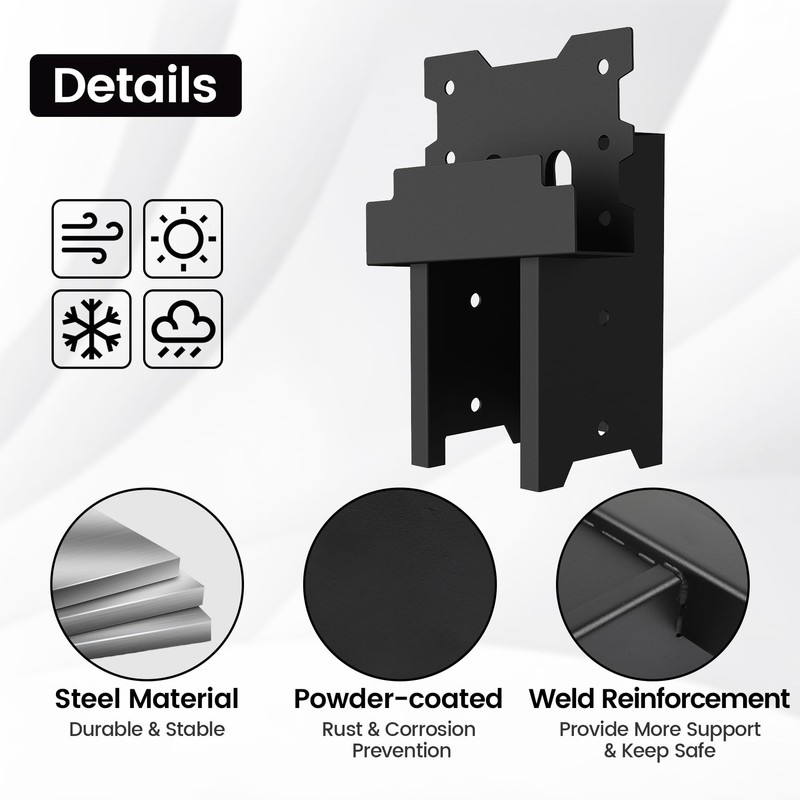 Toriexon Deer Blind Brackets, Outdoor 4 x 4 Platform Bracket,