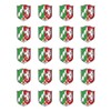 Sticker 25 mm Pack of 20 Coat of Arms Germany