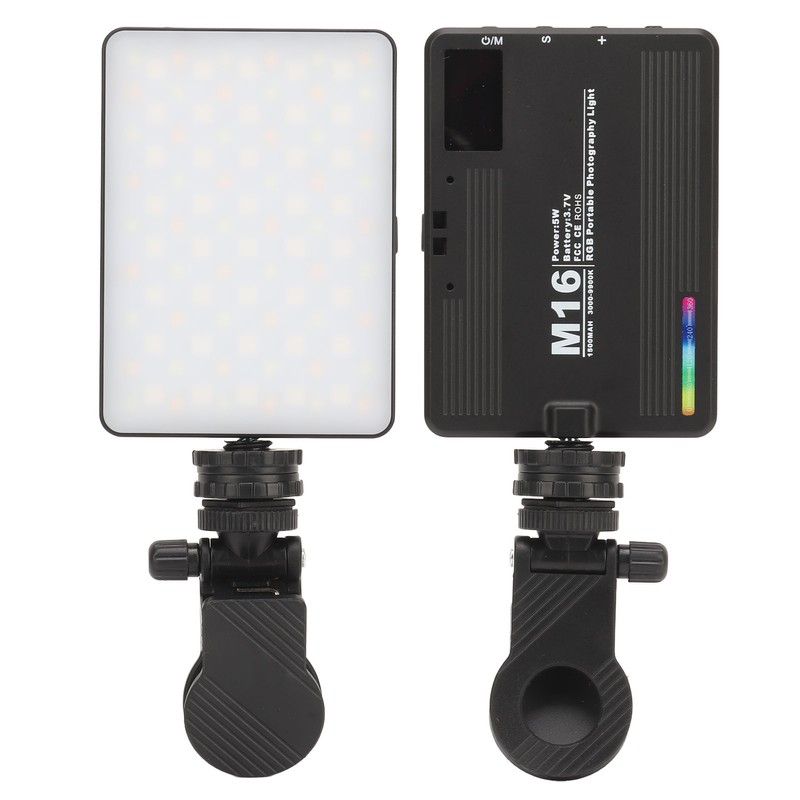 Portable Cell Phone Fill Light LED High Power Rechargeable Clip