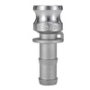 2pcs Aluminum Camlock Fittings - Type E Cam & Groove