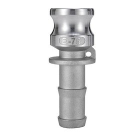 2pcs Aluminum Camlock Fittings - Type E Cam & Groove Hose Fittings, 3/4" Camlock Coupling