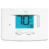Non-Programmable Thermostat, 1 H 1 C, Wall Mount, Hardwired/Battery, 18/30VAC,