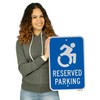 Brimar - 12" x 18" - Accessible Reserved Parking Sign