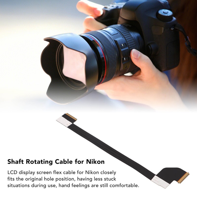 Shaft Rotating LCD Display Screen Hinge Flex Cable Camera Replacement