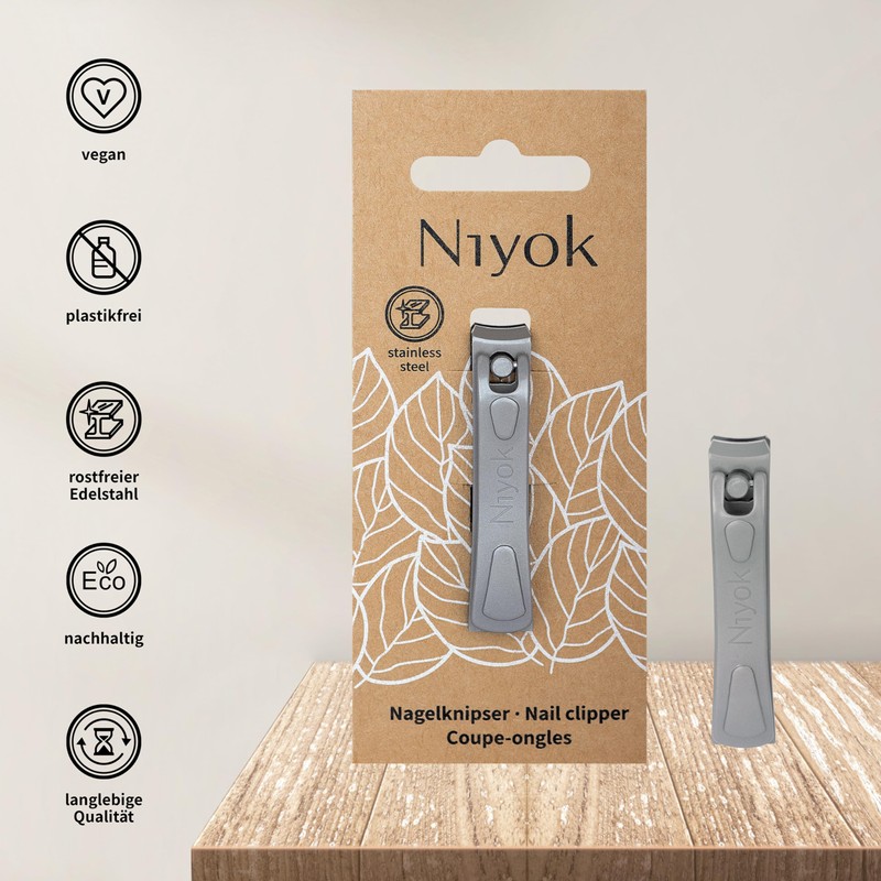 4058 NIY Niyok Nail Clippers Small Stainless Steel