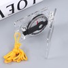 Mountaineering Compass, Portable Multifunctional Folding Map Compass, Transparent Card-Style North