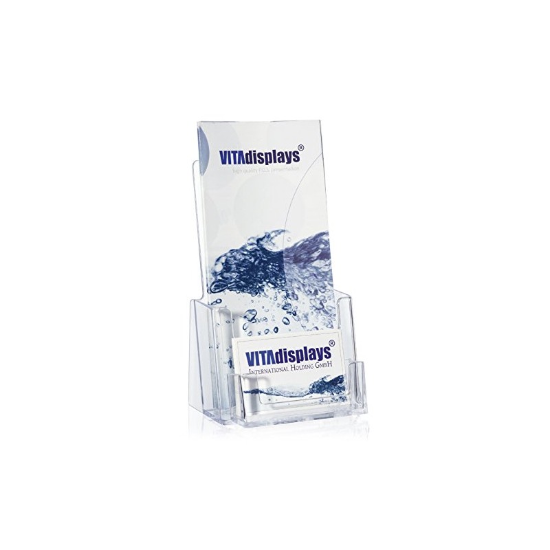 taymar DIN Lang (DL) Table Brochure Stand with Extra Business