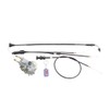GOOFIT Throttle Gas Cable + Carburetor Carb for PY50 QT50