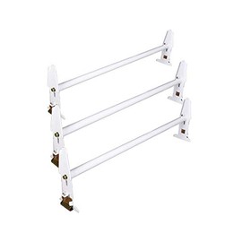 MPH Production Adjustable Van Roof Ladder Rack 500LBS 3 Bars Chevy Dodge Ford GMC Express 77''