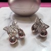 Rhinestone for Clip on Earbuds Open Ear, Elegant Zirconia Decorative