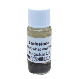 Angelleesa | Lodestone Gemstone Infused Magickal Incense Oil