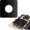 Gas Stove Protectors, Reusable Burner Covers 0.3 mm, top Range