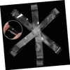 Baluue 8 Pairs Transparent High Heel Straps Elastic Fixing Heel