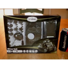 TESTORS MODEL KIT WW#2, USA -- M3 LEE TANK, [SNAP TOGETHER KIT] - TESTORS, PLASTIC MODEL KIT, 1/35