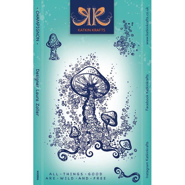 Katkin Krafts - A5 Mushroom Stamp Set
