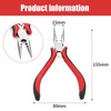 Mini Needle Nose Pliers with 3 Holes and Serrated Jaws