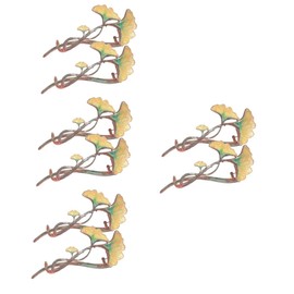 Healeved 4sets Stylish Ginkgo Leaf Hair Clip Women's Back Hair Holder Hair Bun Clip for Special Events Daily Outfits and Parties 2pcs*4