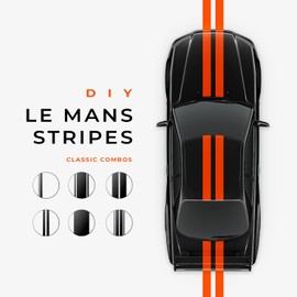 VViViD Vinyl Tape Pinstripe Orange Fluorescent Neon Gloss Adhesive Automotive Film (1" x 20ft)