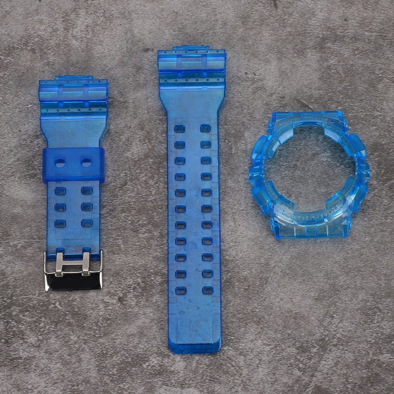 Watch Strap Watchband Case Set Fit for GA‑110 GA‑100 GD‑100
