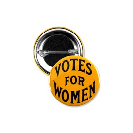 25 Pack - Votes for Women Vintage Design Pinback Buttons - 1.5 Inch