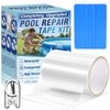 HuakChai Kit Riparazione Piscina, Nastro Impermeabile Subacqueo, Set di Toppe