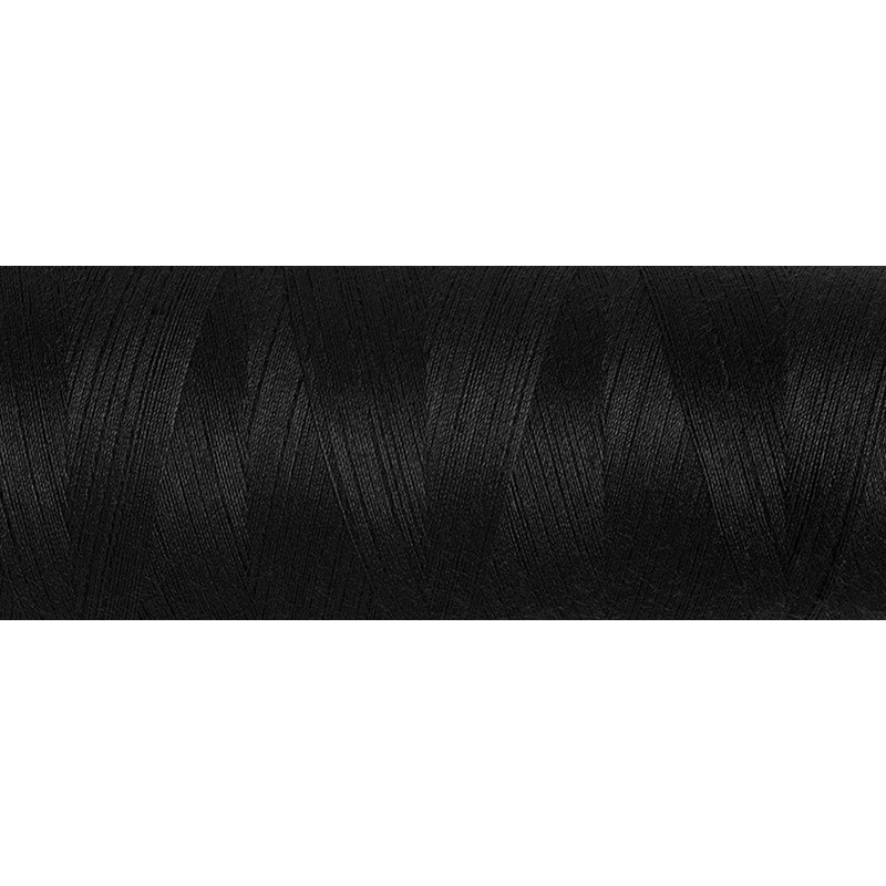 Gütermann Toldi-Lock 100% Colour 1000-Black, 2,500 m Sewing Thread, Polyester,