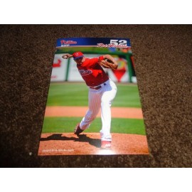 PHILLIES 2017 Pat Venditte PHOTO CARD 4" X 6" SGA