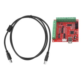 CNC USB MACH3 100Khz Red Break Out Board Support Stepper Motor Drive Servo Drive