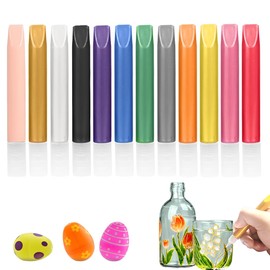 GXGM 12 Pezzi pastelli a cera per candele, set per dipingere candele, sicuro e ad asciugatura rapida - Decorazione, regali, attività di Pasqua/Natale per adulti/bambini