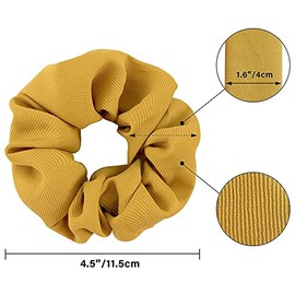 Belicia 8 pcs Pastel Hair Scrunchies Traceless Hair Ties for Women Cute Scrunchies Stying Curly Hair Girls Thin to Thick Ponytail Holder Work Home Beach Holiday Gifts.