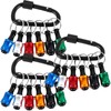 18Pcs 1/4inch Hex Shank Bit Holder - Portable Socket Quick
