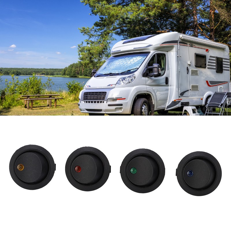 20Pcs Rocker Switch 3 Pin 2 Position 12V Toggle On