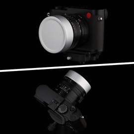 Haoge Metal Front Lens Cap Cover for Leica Q3 43 Q3 Q2 Q Type 116 q Type116 Digital Camera Accessories Silver