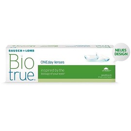 Biotrue, ONEday, clear, 30, BC 8.6 millimeters, DIA 14.2 millimeters, -6.25 diopters