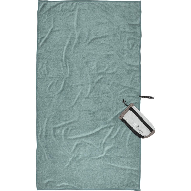 Cocoon Eco Travel Towel Lying Surface Large Nile Green